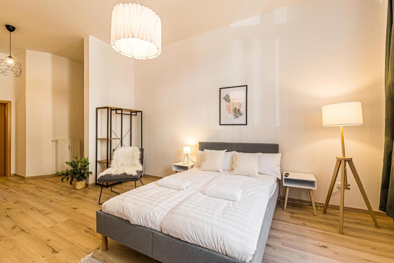 Ruhige Und Stilvolle Wohnung Am Clara-Zetkin-Park Leipzig Bagian luar foto